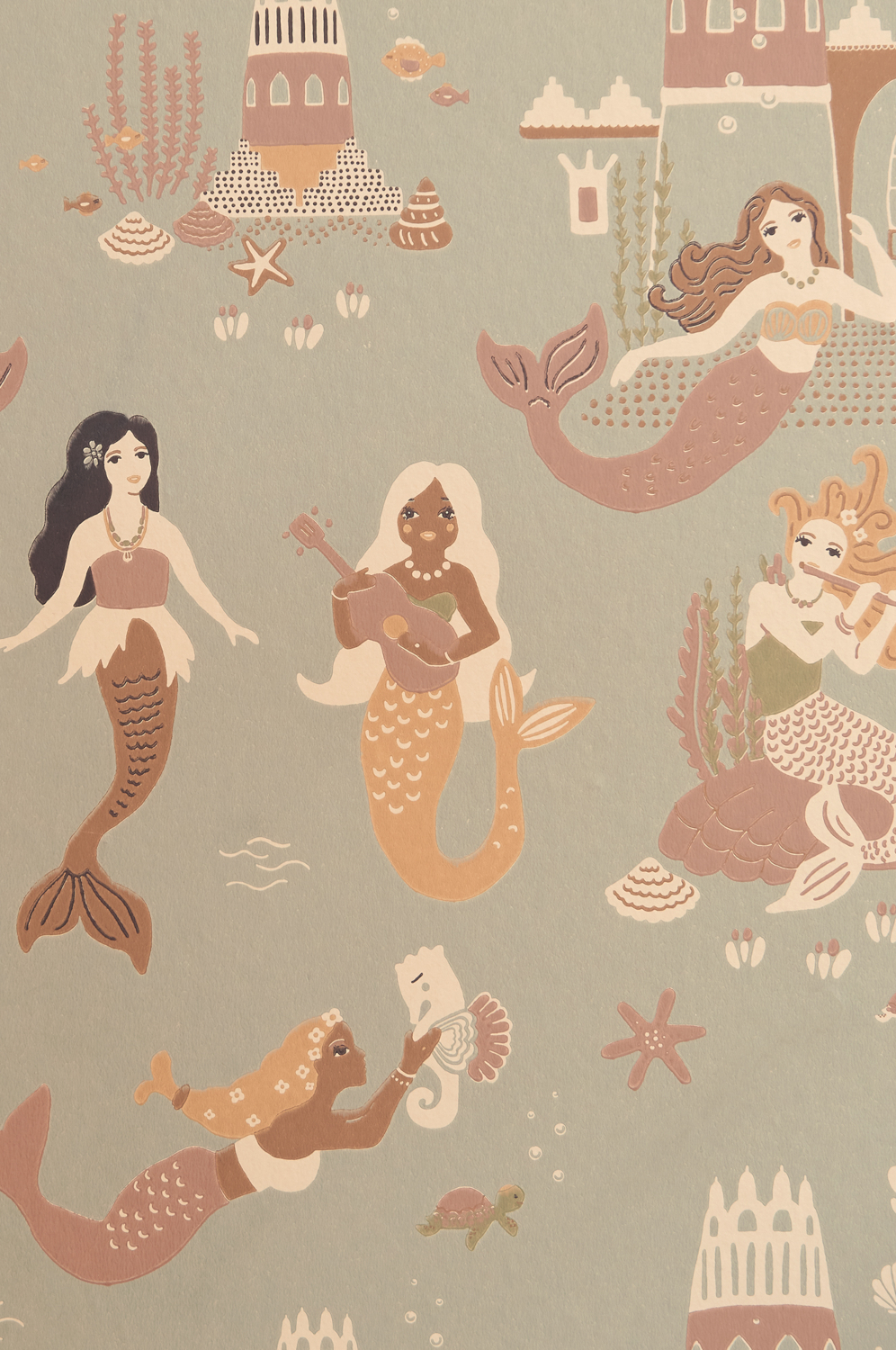 Tapete Mermaid Reef - Ocean Blue