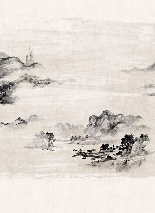 Wandbild Kawa - Black Ink Panel 5
