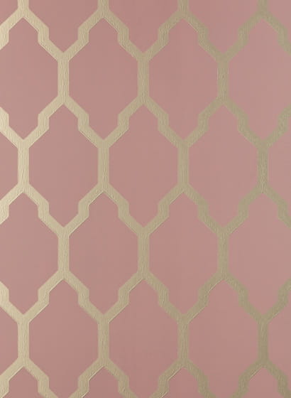 Tapete Tessella - Pink/ Gilver