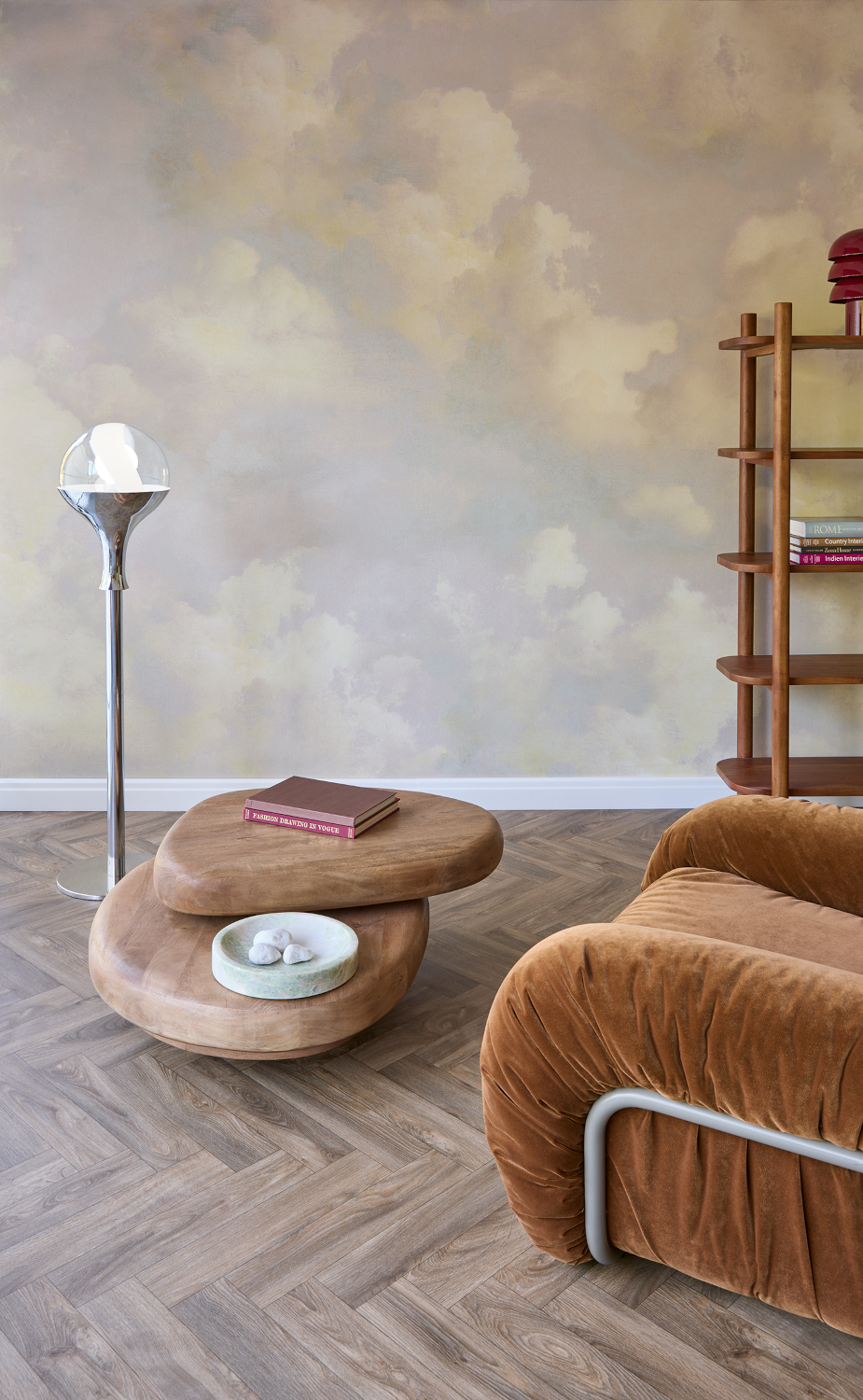 Wandbild Cumulus - Afterglow