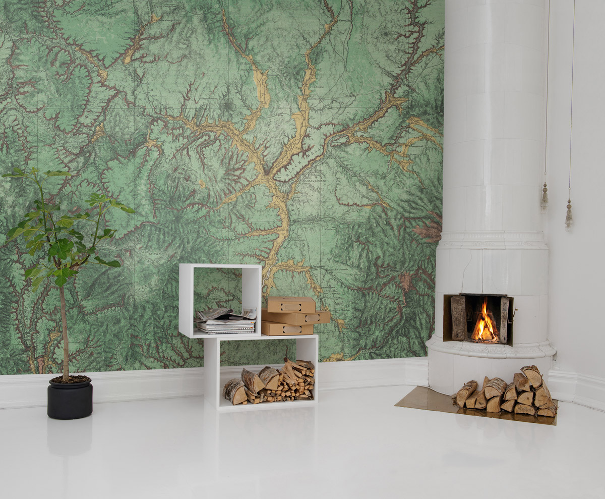 Wandbild Woodland