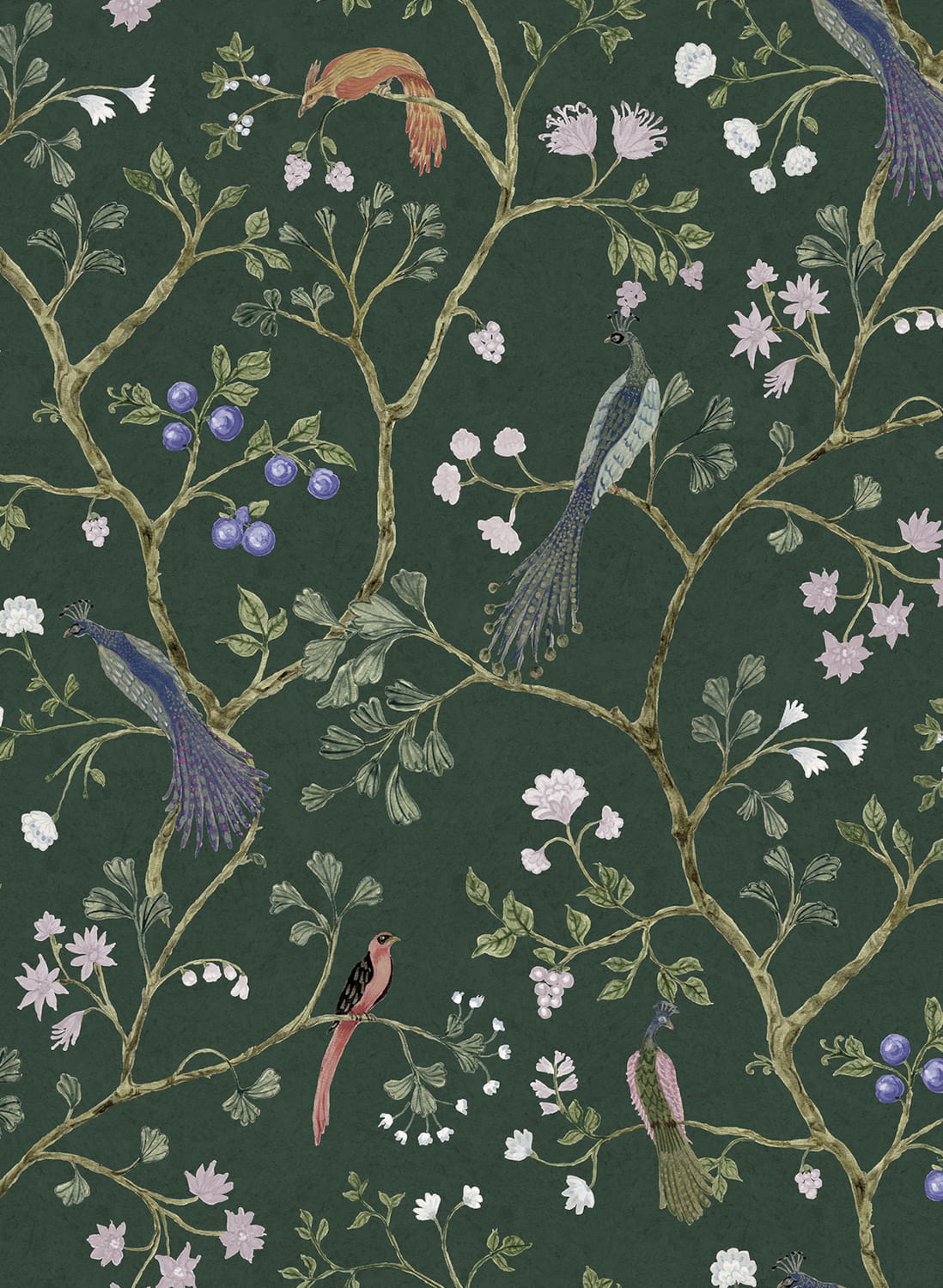 Wandbild Songbirds - Emerald