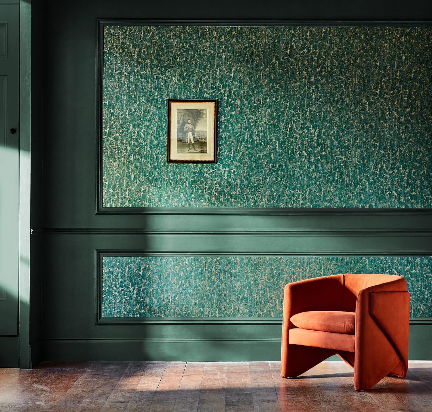 Tapete Moresque Glaze - Huntsmans Green