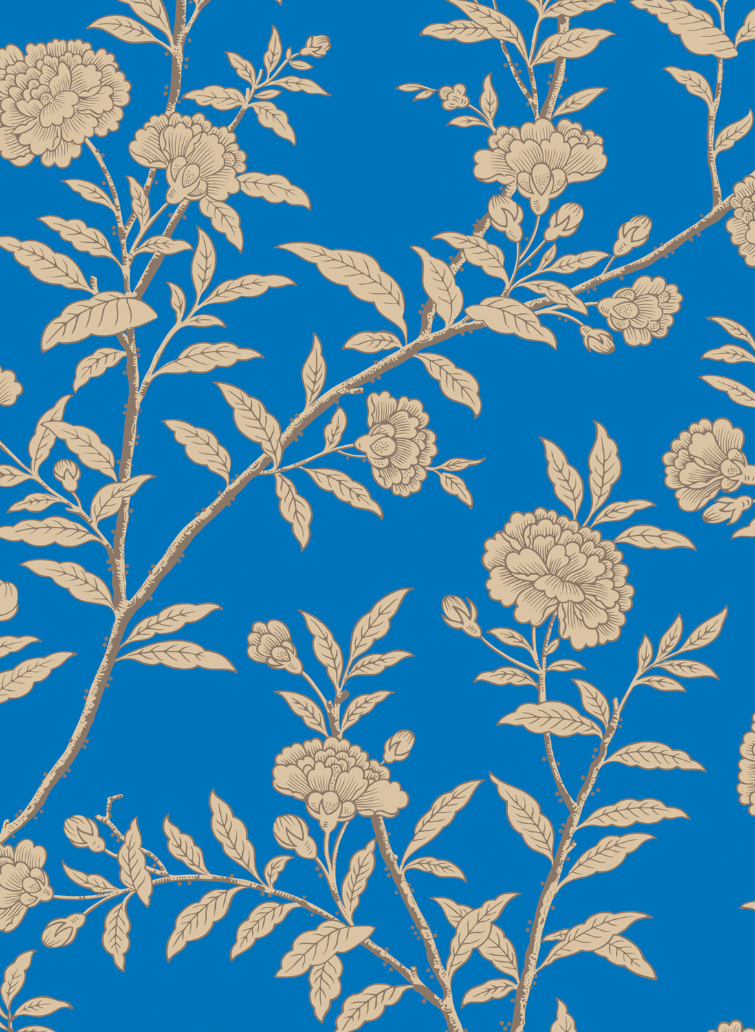 Tapete Roseberry - Cobalt