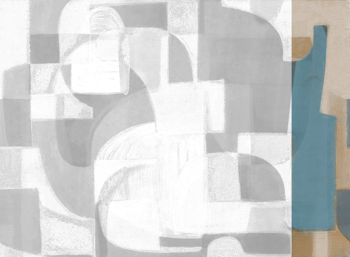 Wandbild Pacha - Turquoise Panel 6