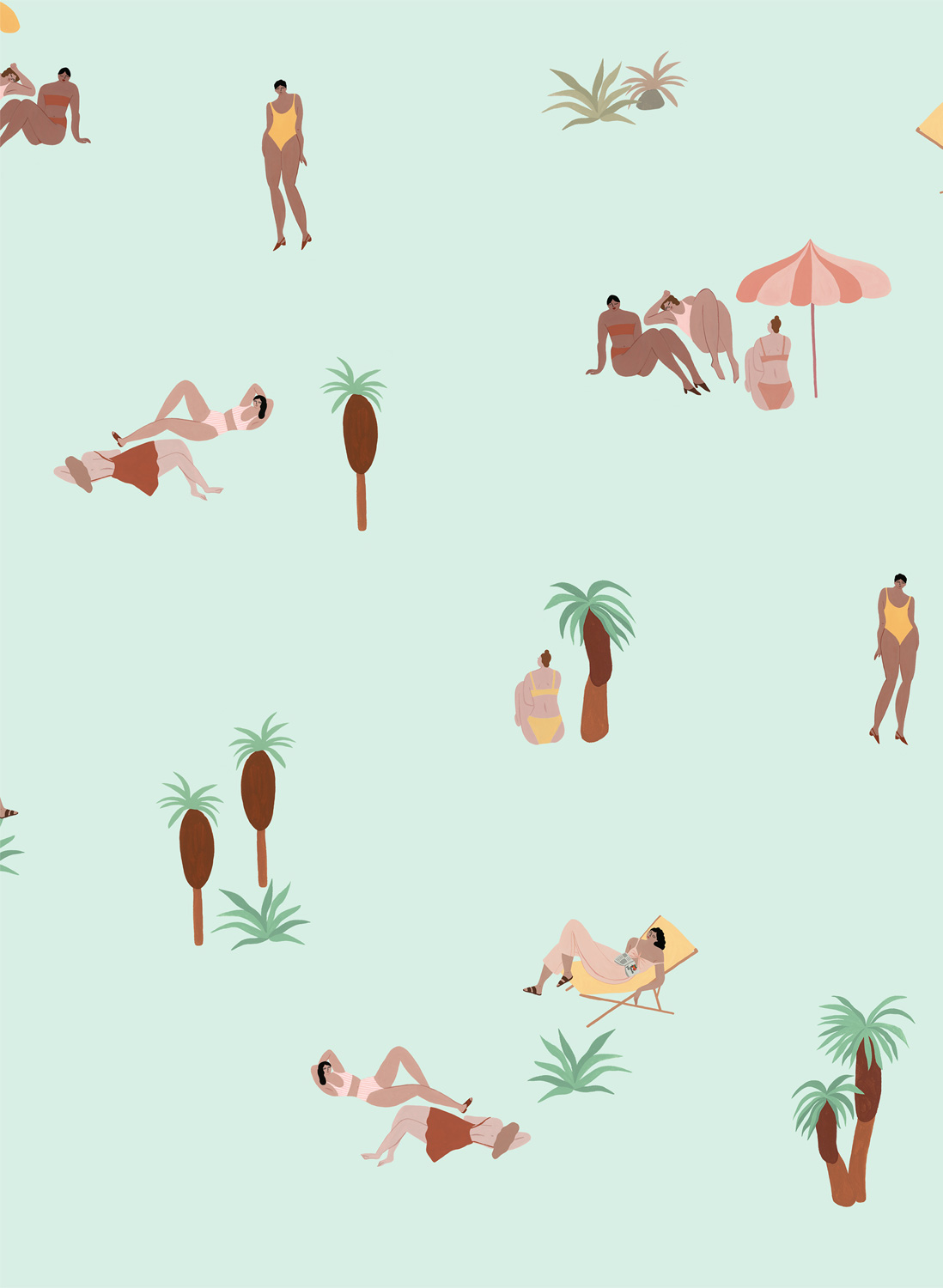 Tapete One Day At The Beach - 8000041N