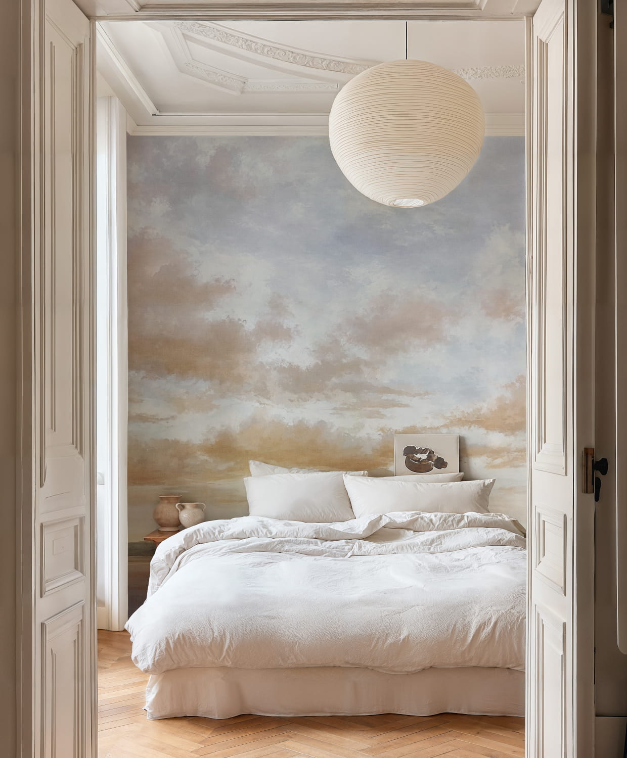 Wandbild Cumulus Clouds - Sapphire