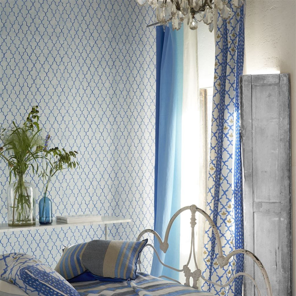 Tapete Pergola Trellis - Cobalt