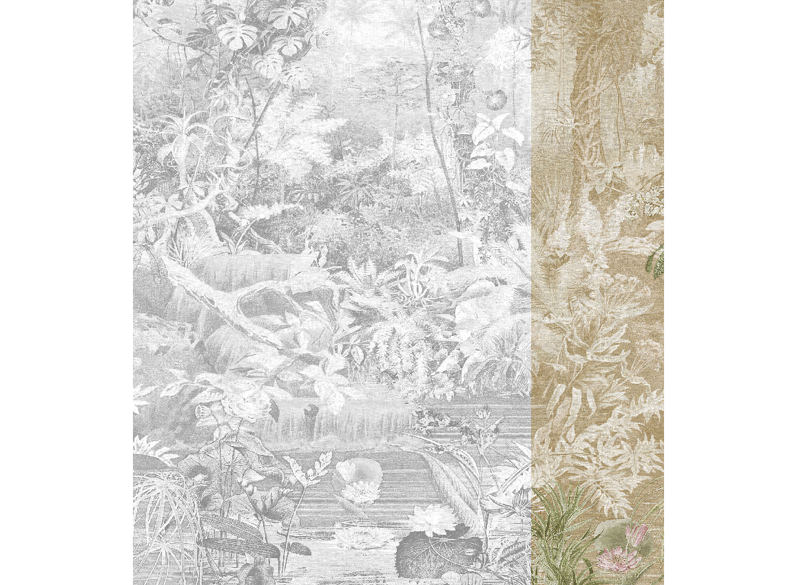 Wandbild Coari - Sepia Panel 4
