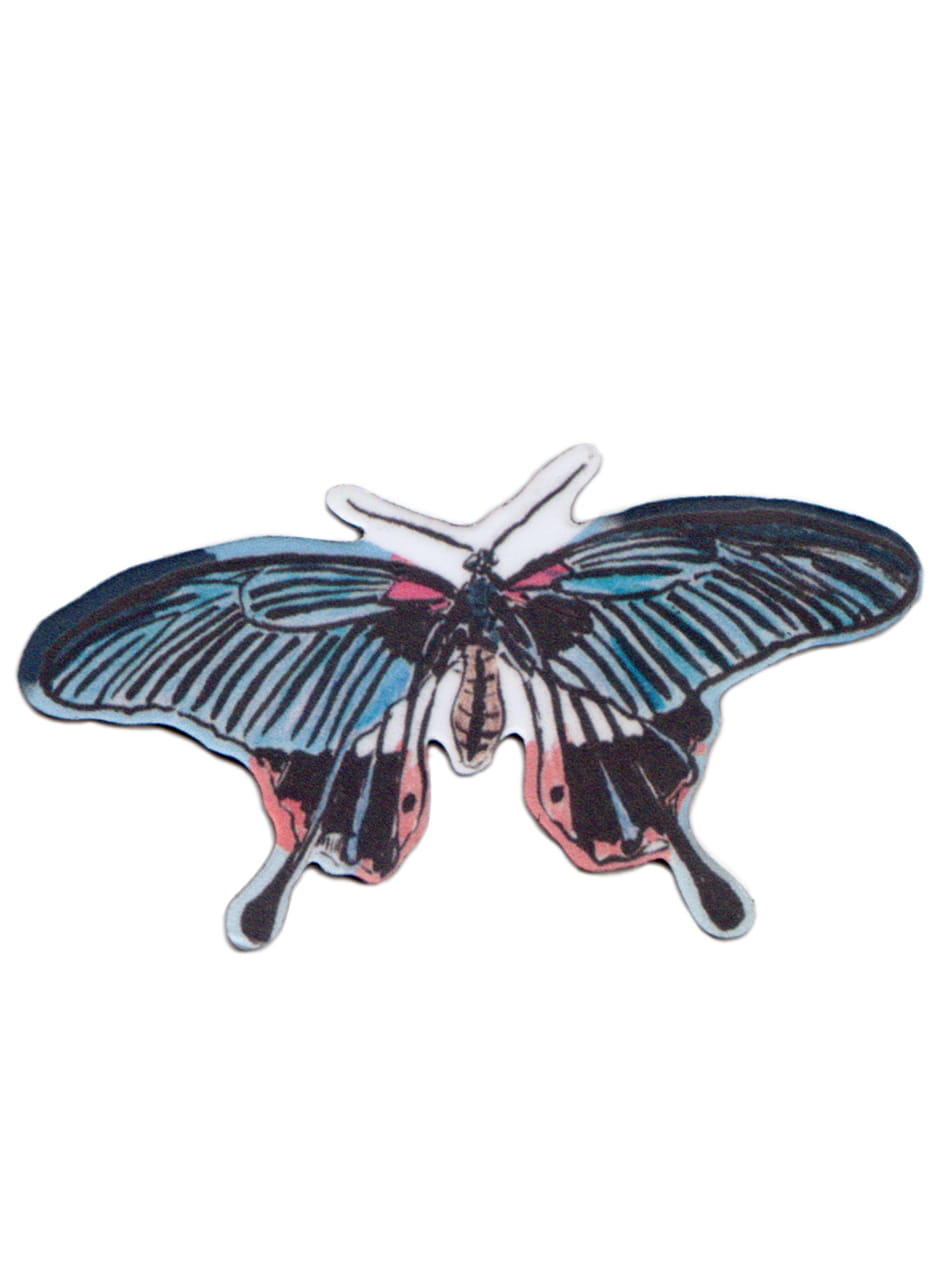 Magnet Blue and Red Butterfly