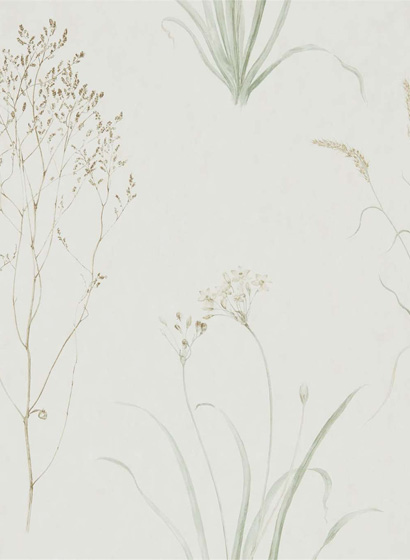 Tapete Farne Grasses - Willow/ Pebble
