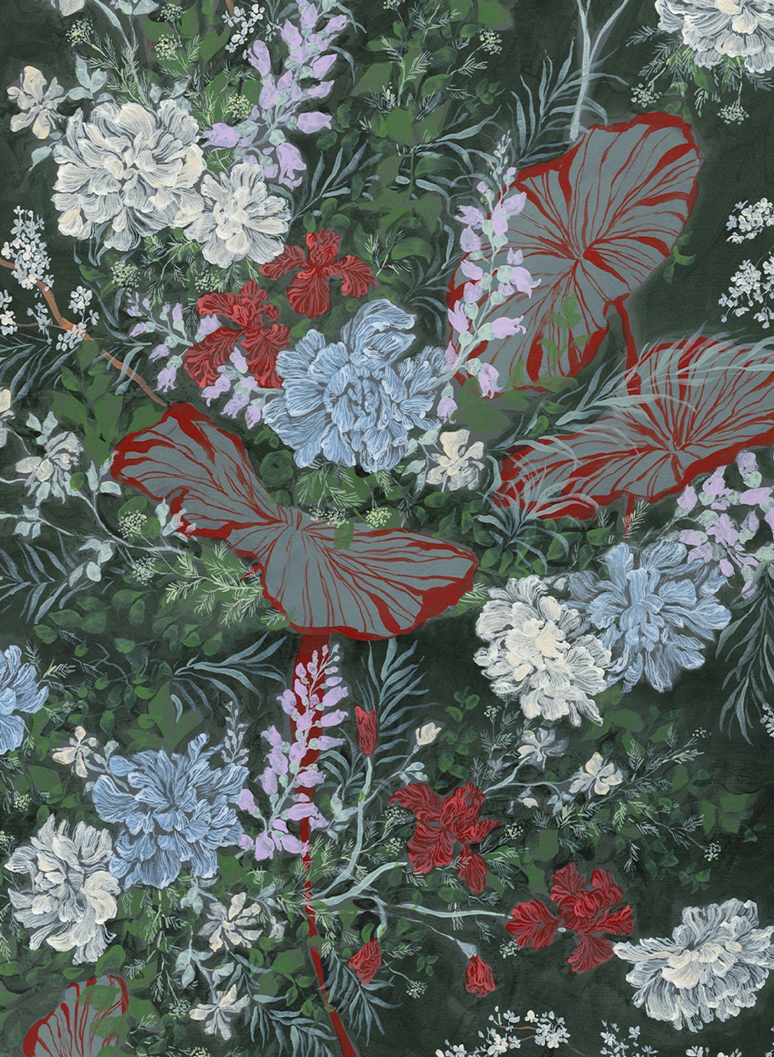 Tapete Fleurs d'Intérieur - Original