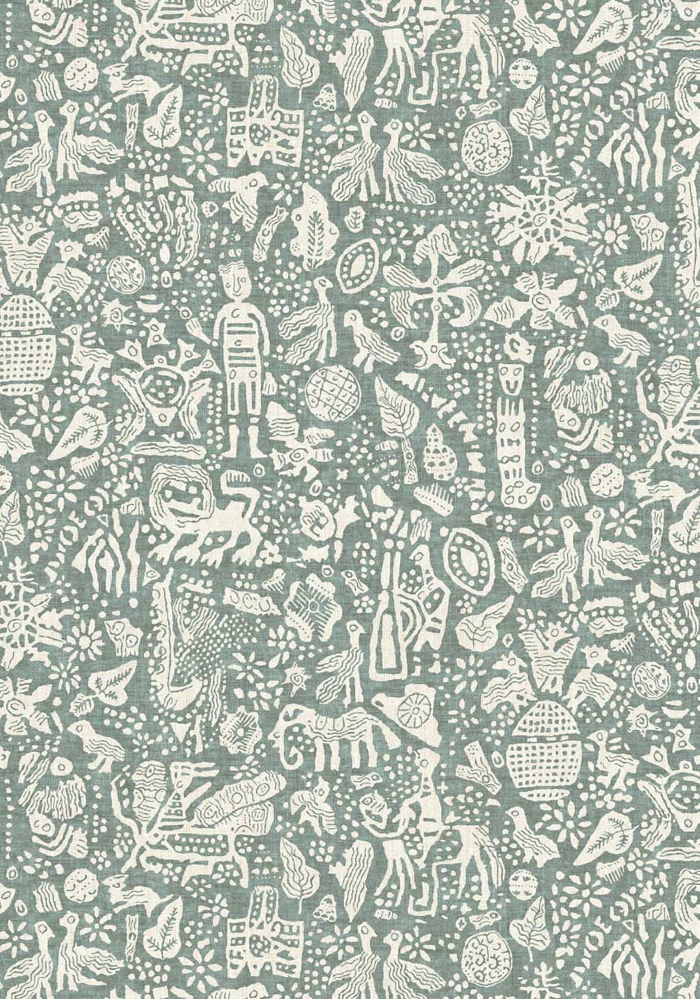 Carta da parati Minna Maze - Sage