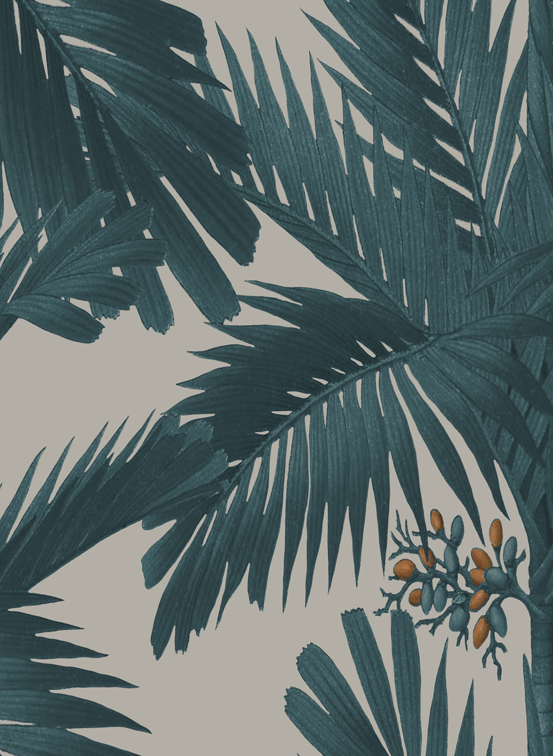 Tapete Palm Spring - Teal