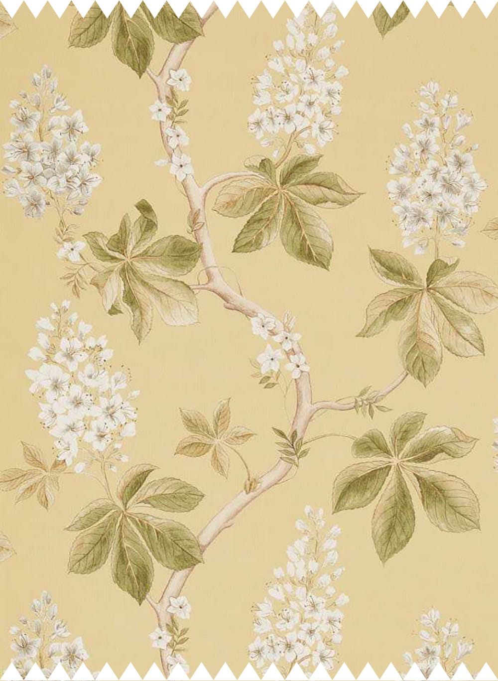 Stoff Chestnut Tree - Lemon/ Lettuce