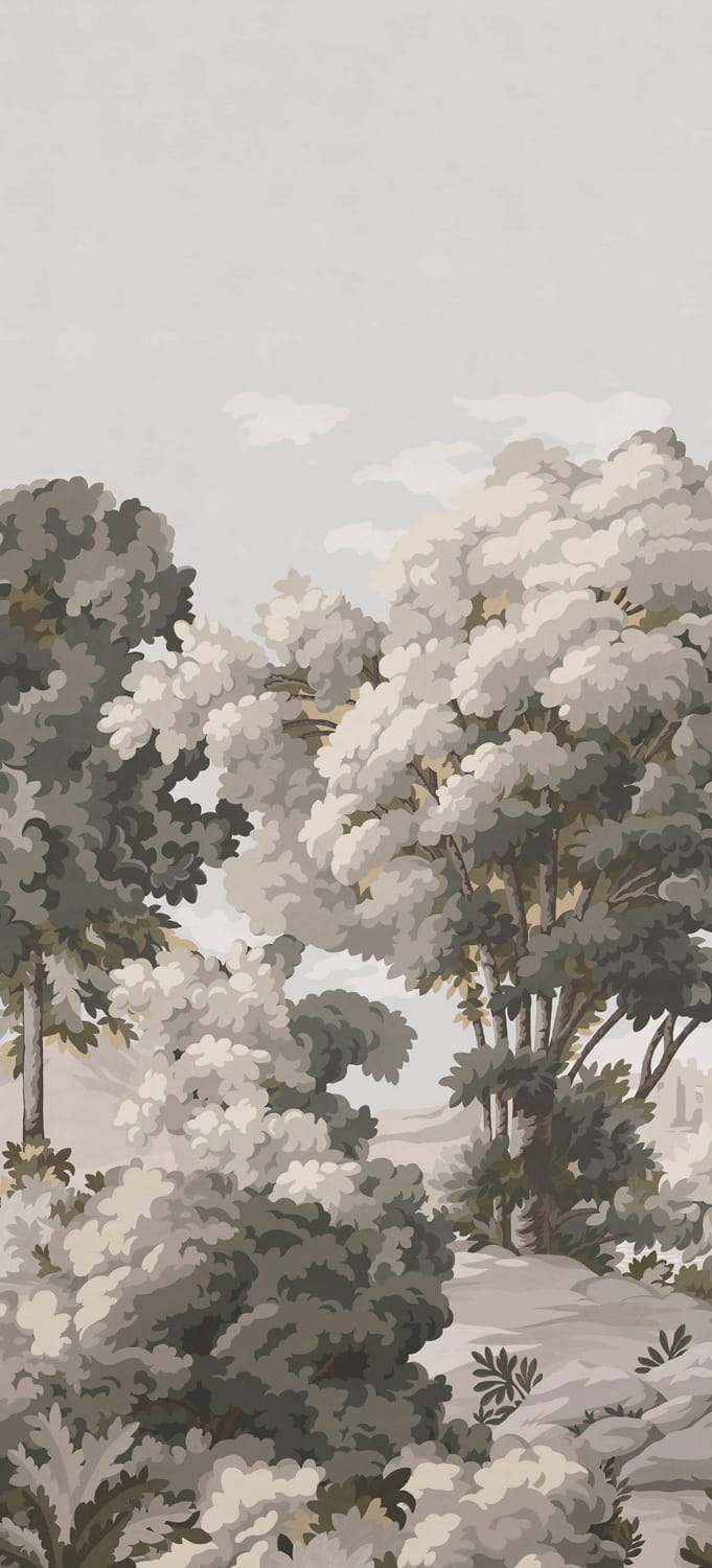 Papier peint Vallée des Peintres - Verdure Panel A