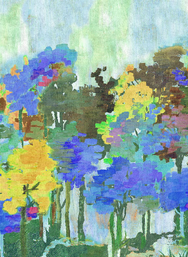 Wandbild Funes - Multicolor Panel 2