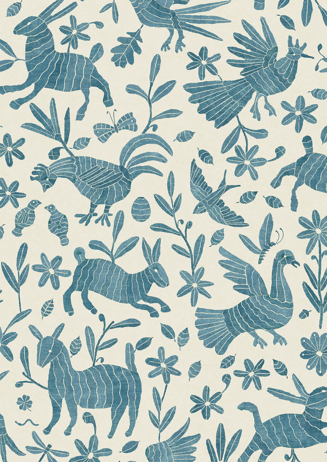 Tapete Otomi - Bluebird