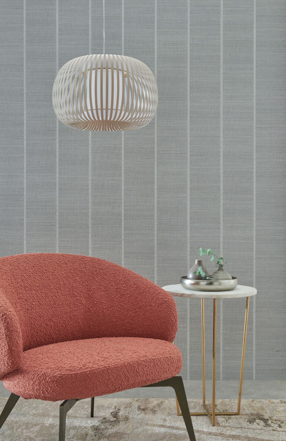 Tapete Shoji Vinyl - Silver