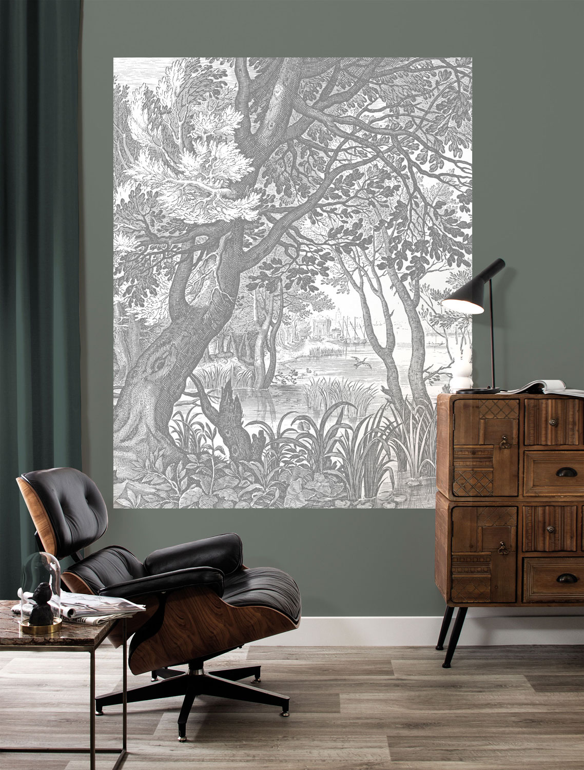 Wandbild Engraved Landscapes 4 - XS
