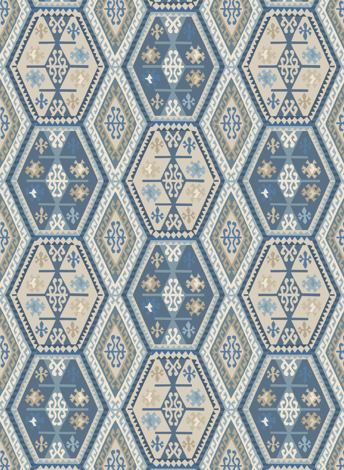 Tapete Buckland - Blue