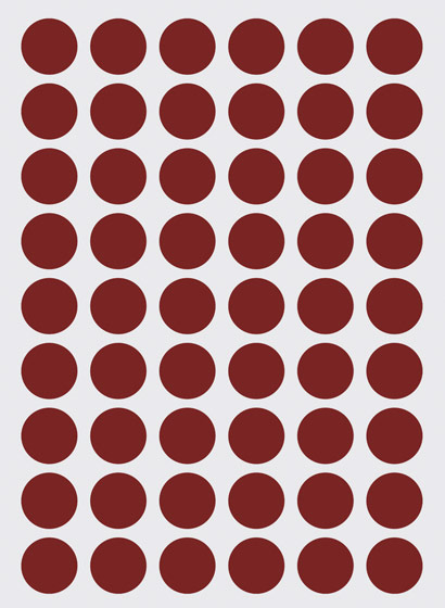 Ferm Living Wandsticker Mini Dots - Rot