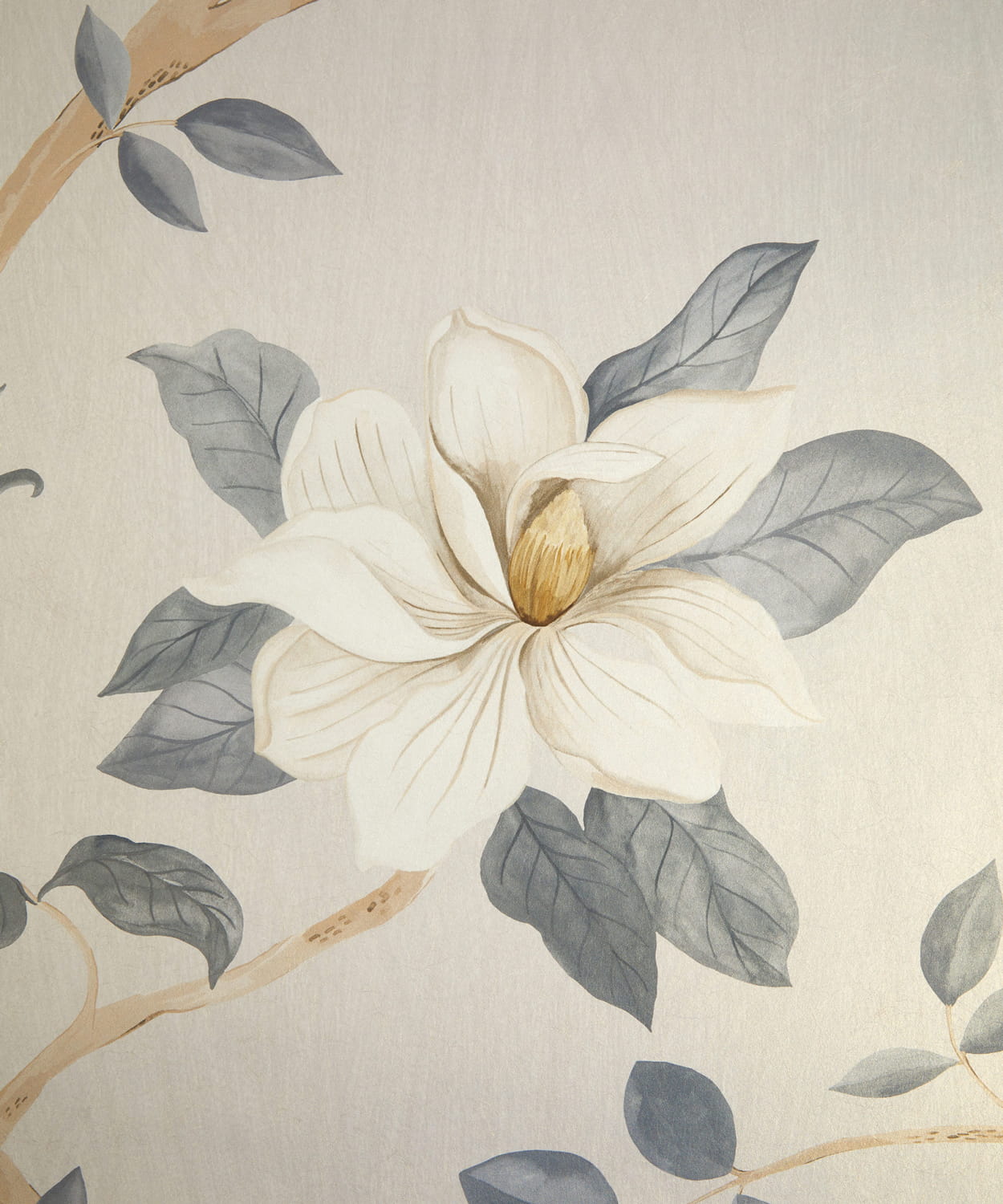 Wallpaper Magical Plants - Smalt Blue