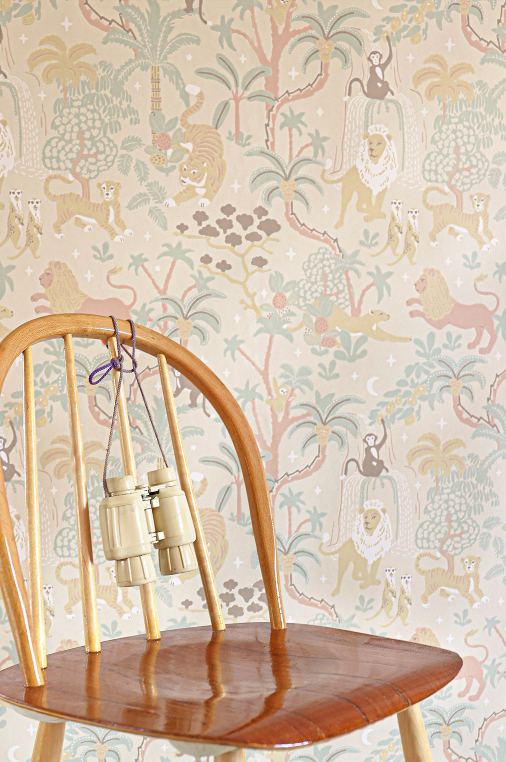 Tapete Jungle Glow - Sandy Beige
