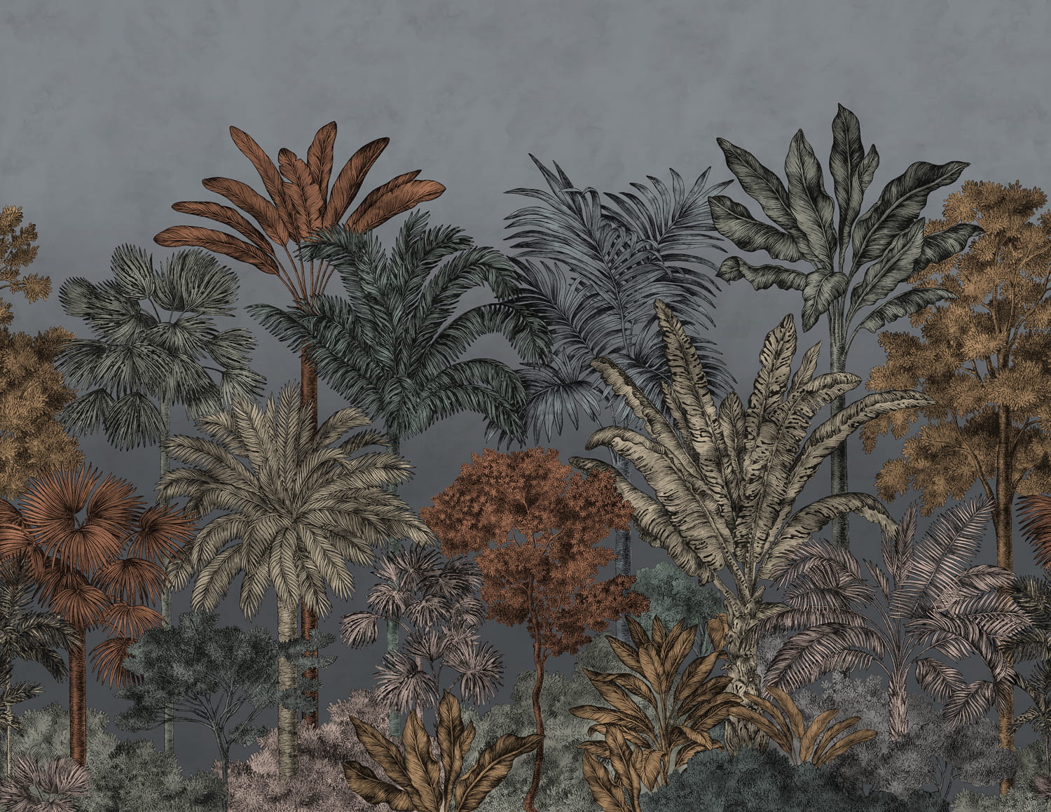 Wandbild Tropical Bellewood - Night