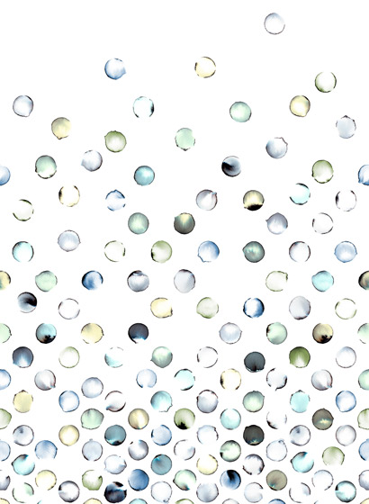 Wandbild Lenses - Aqua