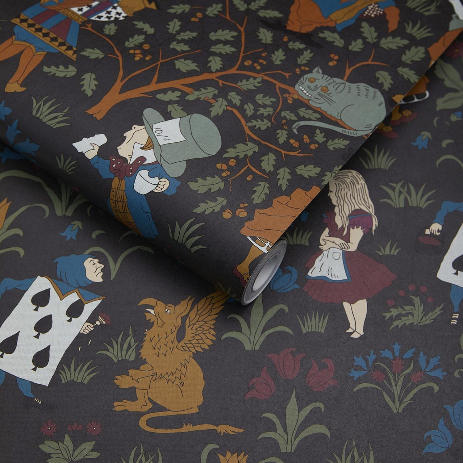 Tapete Alice in Wonderland - Noir