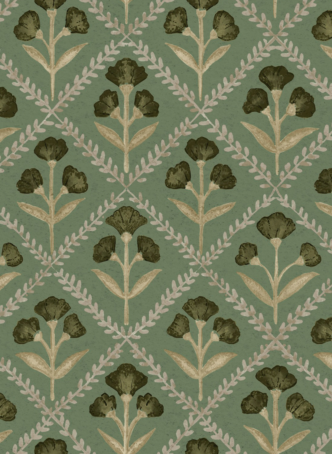 Tapete Poppy - Emerald