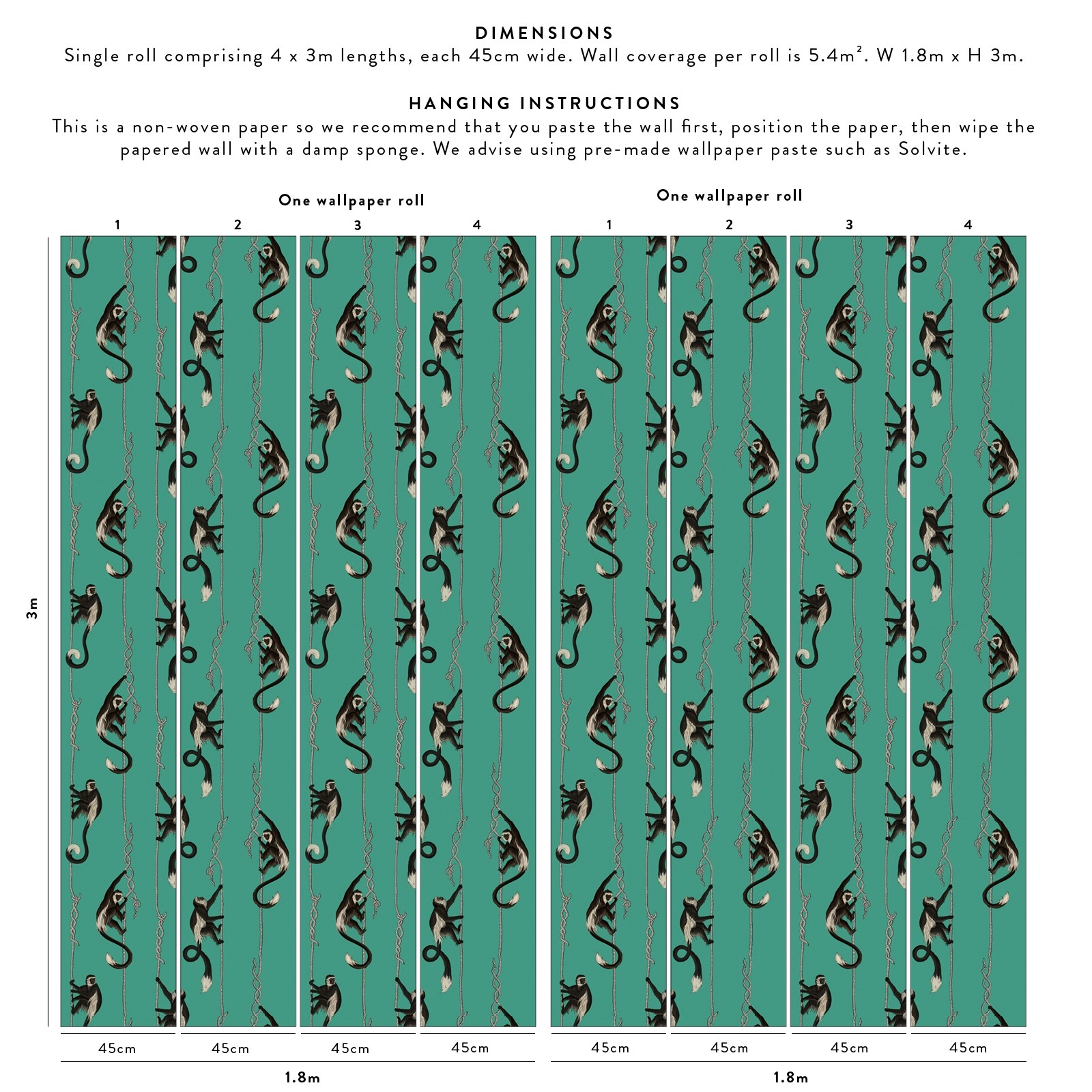 Wallpaper Troop - Parakeet Green