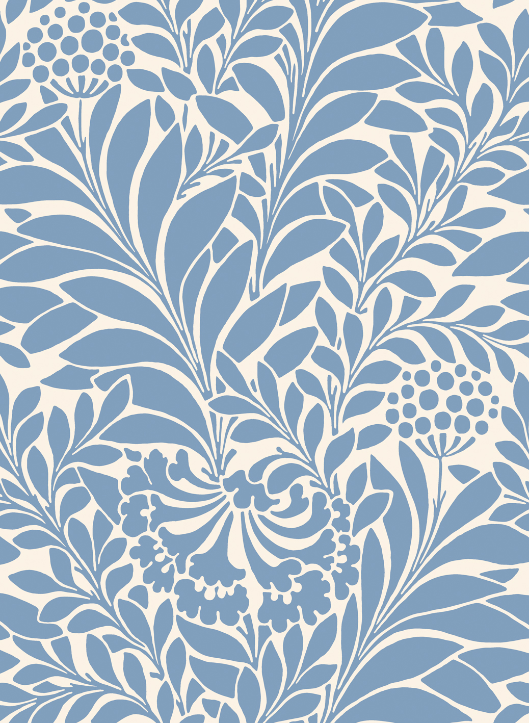 Tapete Honeysuckle - Cornflower Blue