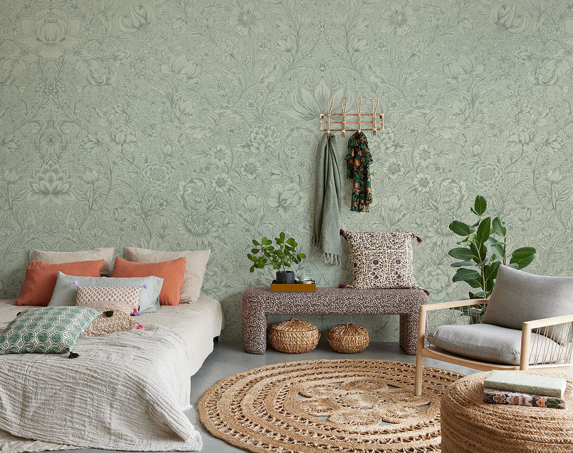 Wandbild Rosarium Sage - XL