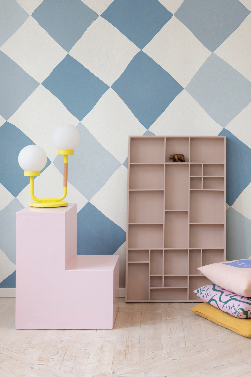 Wandbild Tremble - Blue