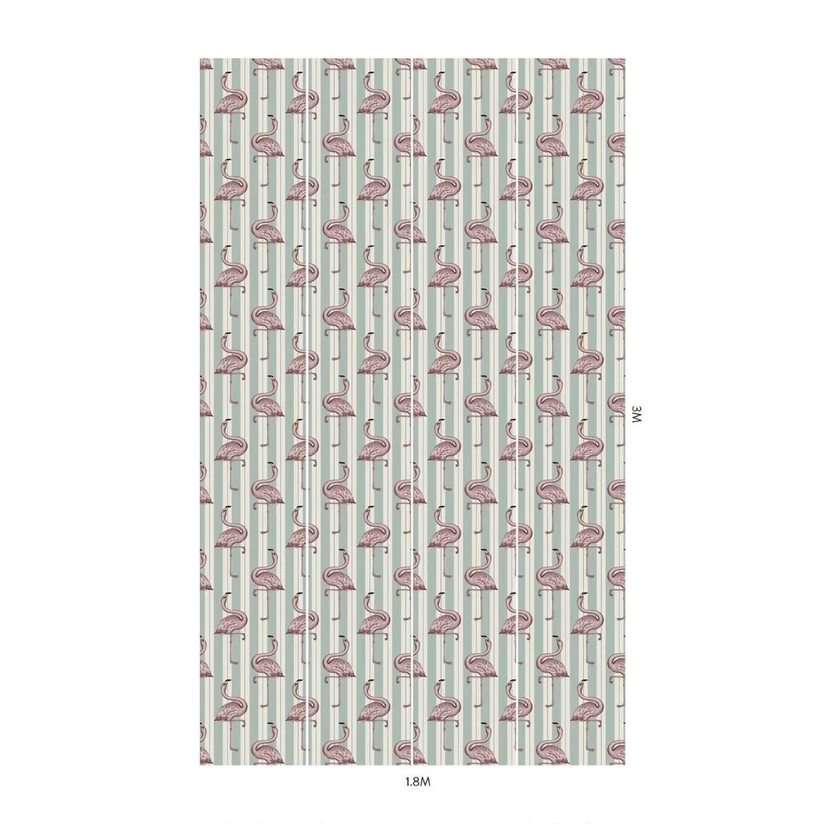 Tapete Flamboyance - Offwhite/ Macaroon Green