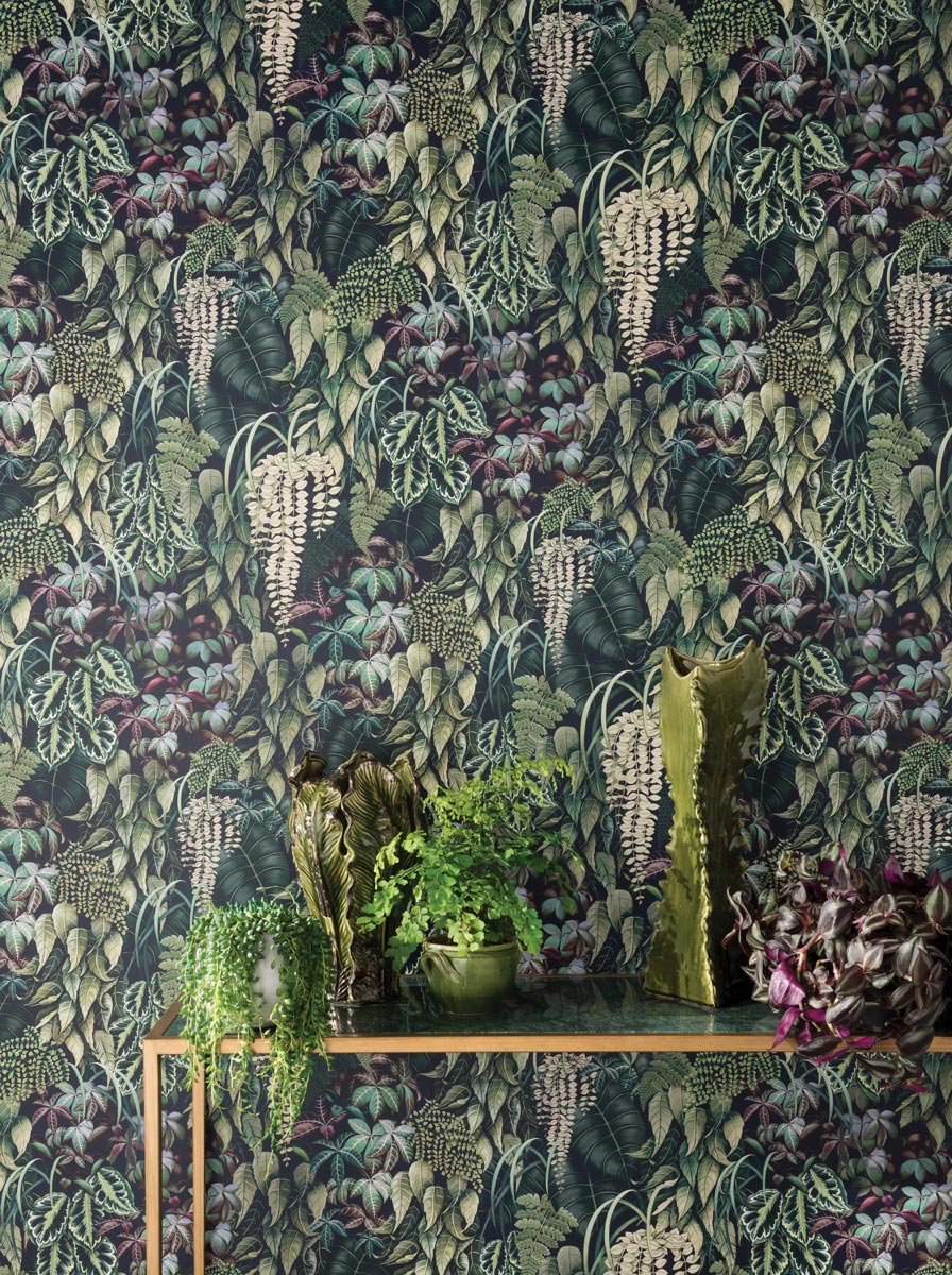 Tapete Green Wall - Emerald Green