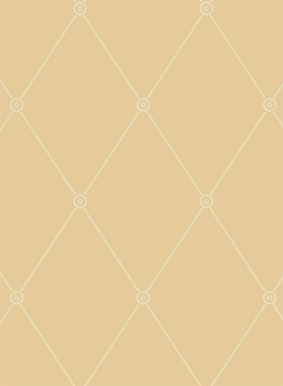 Tapete Georgian Rope Trellis - Ochre