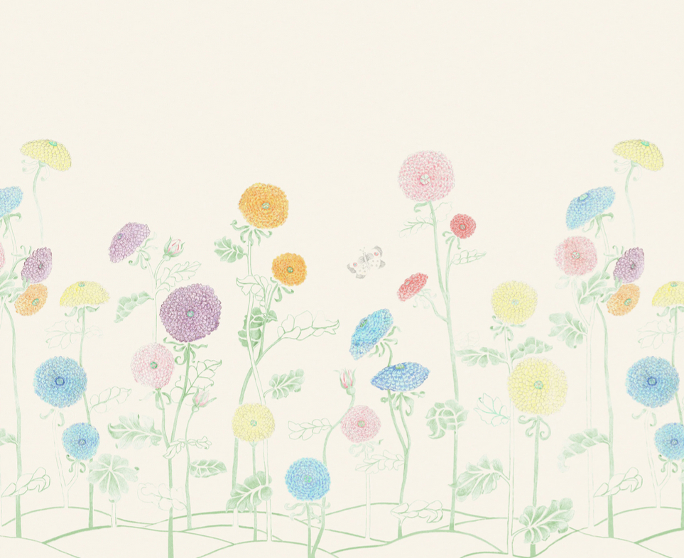 Wandbild Astrid Wilson Summer Aster - 9564W