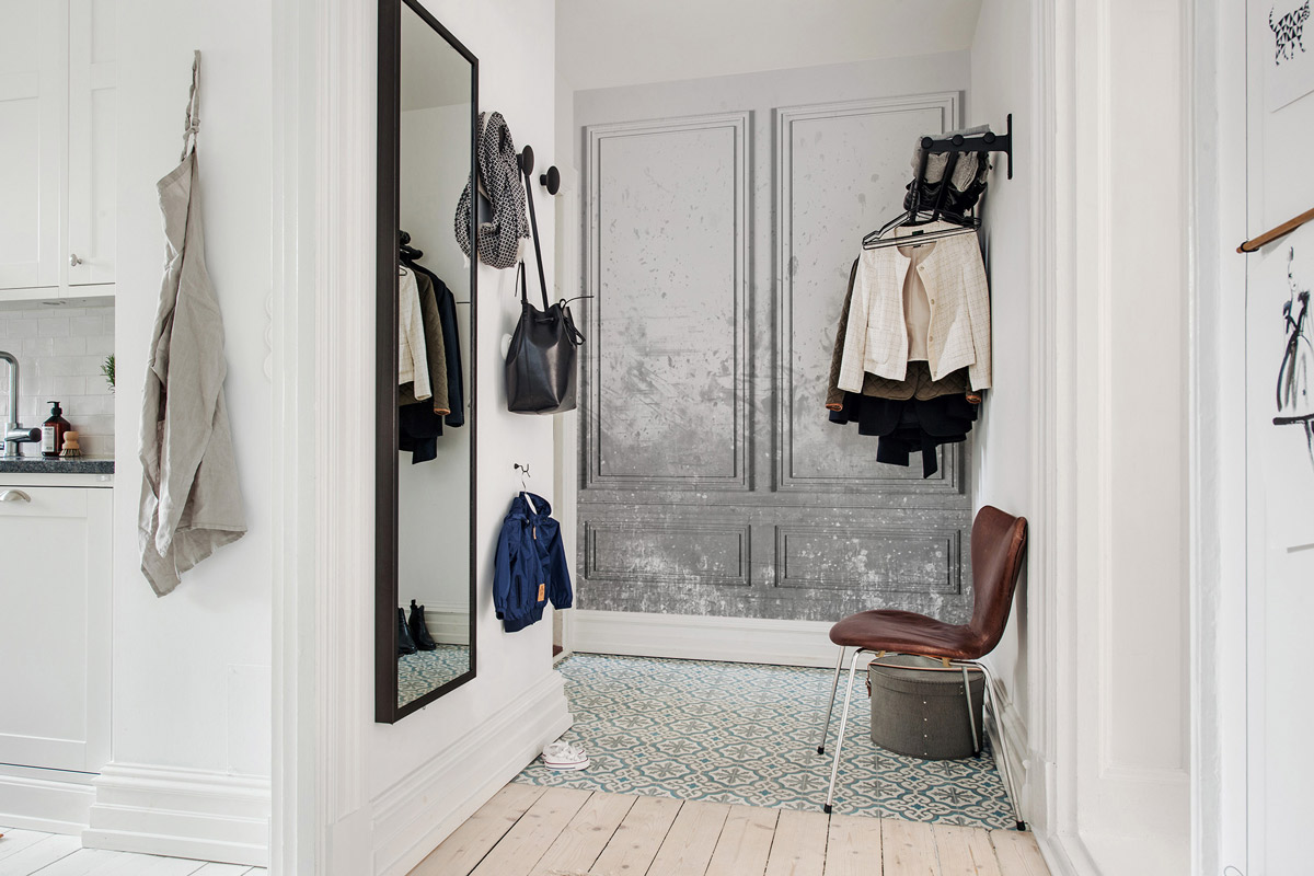 Wandbild Patinated Panels - Smoke