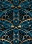 9206_1_KEK-Amsterdam_Art-Deco-Animaux-Gold-Beetle_Blue_MW-001-93018