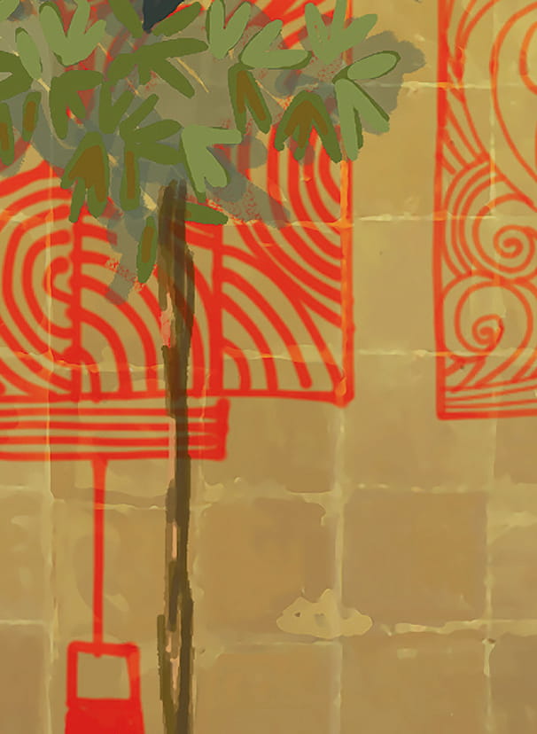 Wandbild Un Conte Fantastique - Panel 17