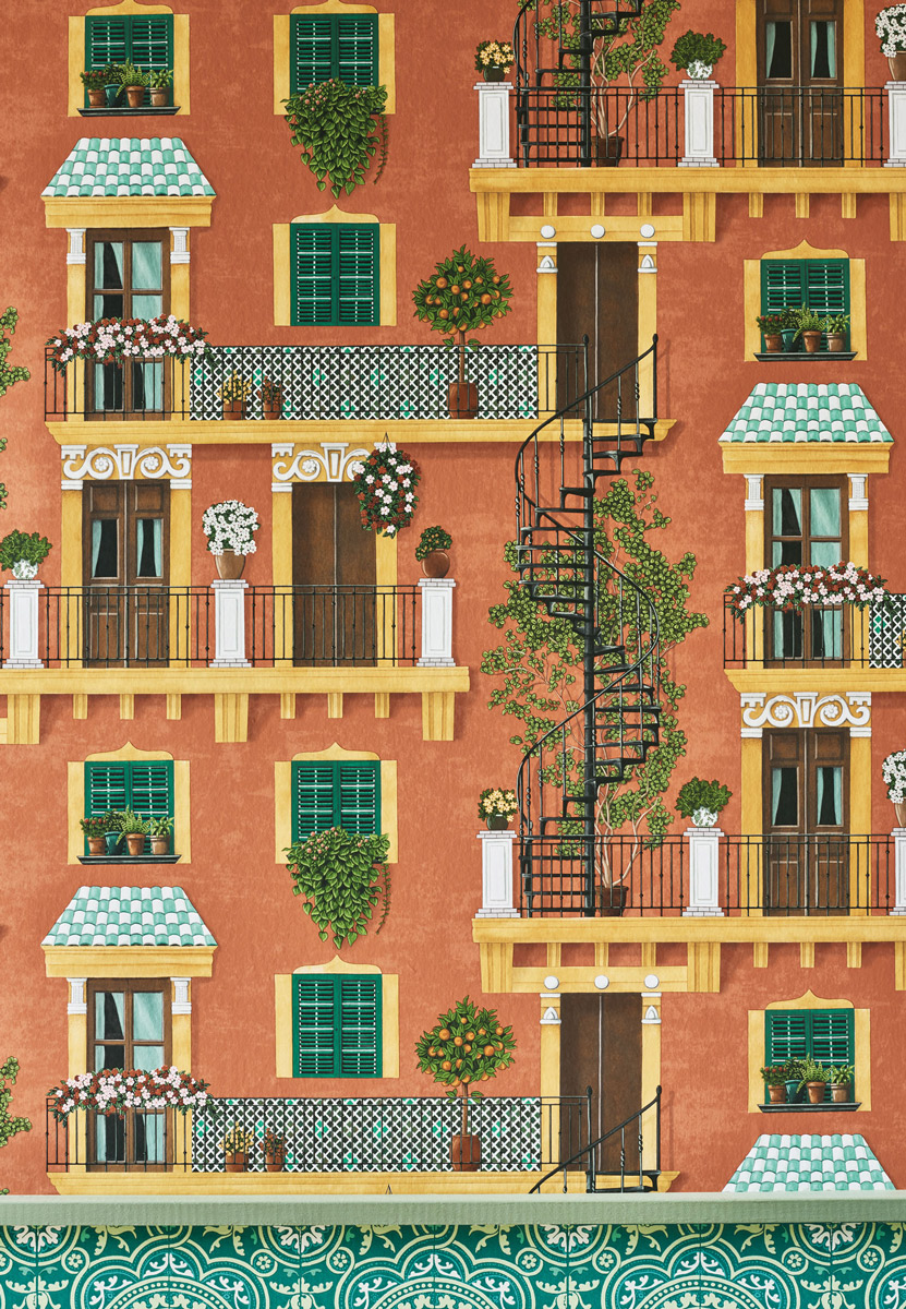 Tapete Alfaro - Terracotta