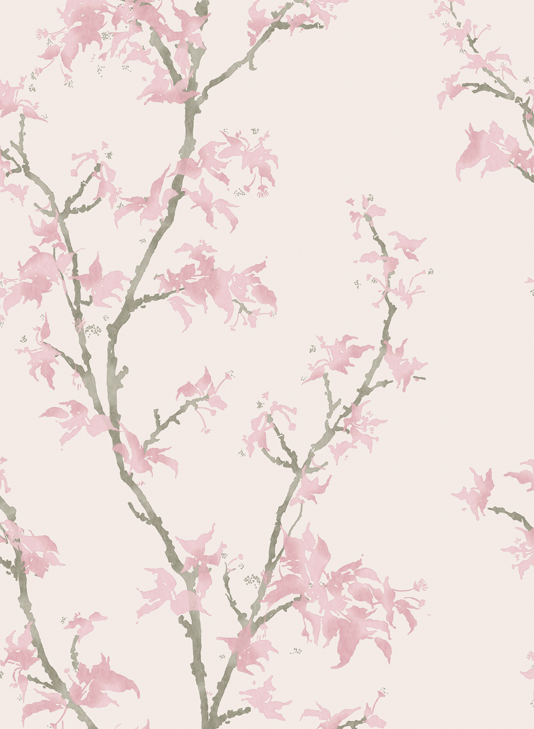Tapete Chinese Branch - Blossom Pink