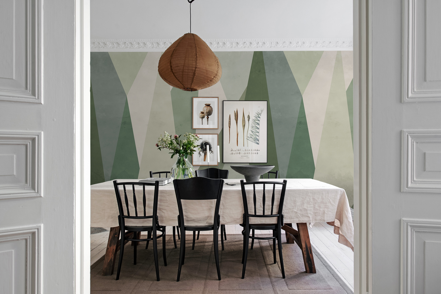 Wandbild Crystal - Moss