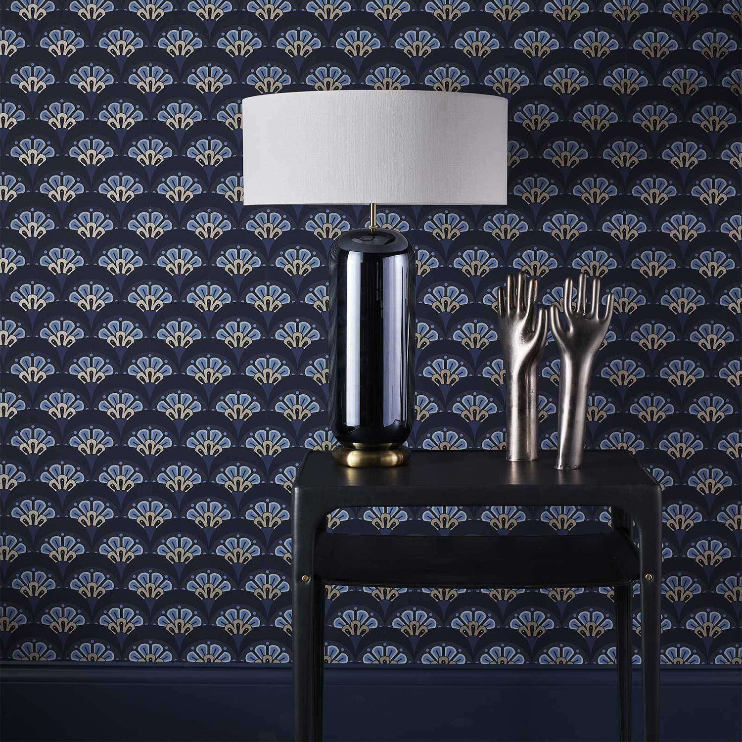 Tapete Deco Scallop - Lapis