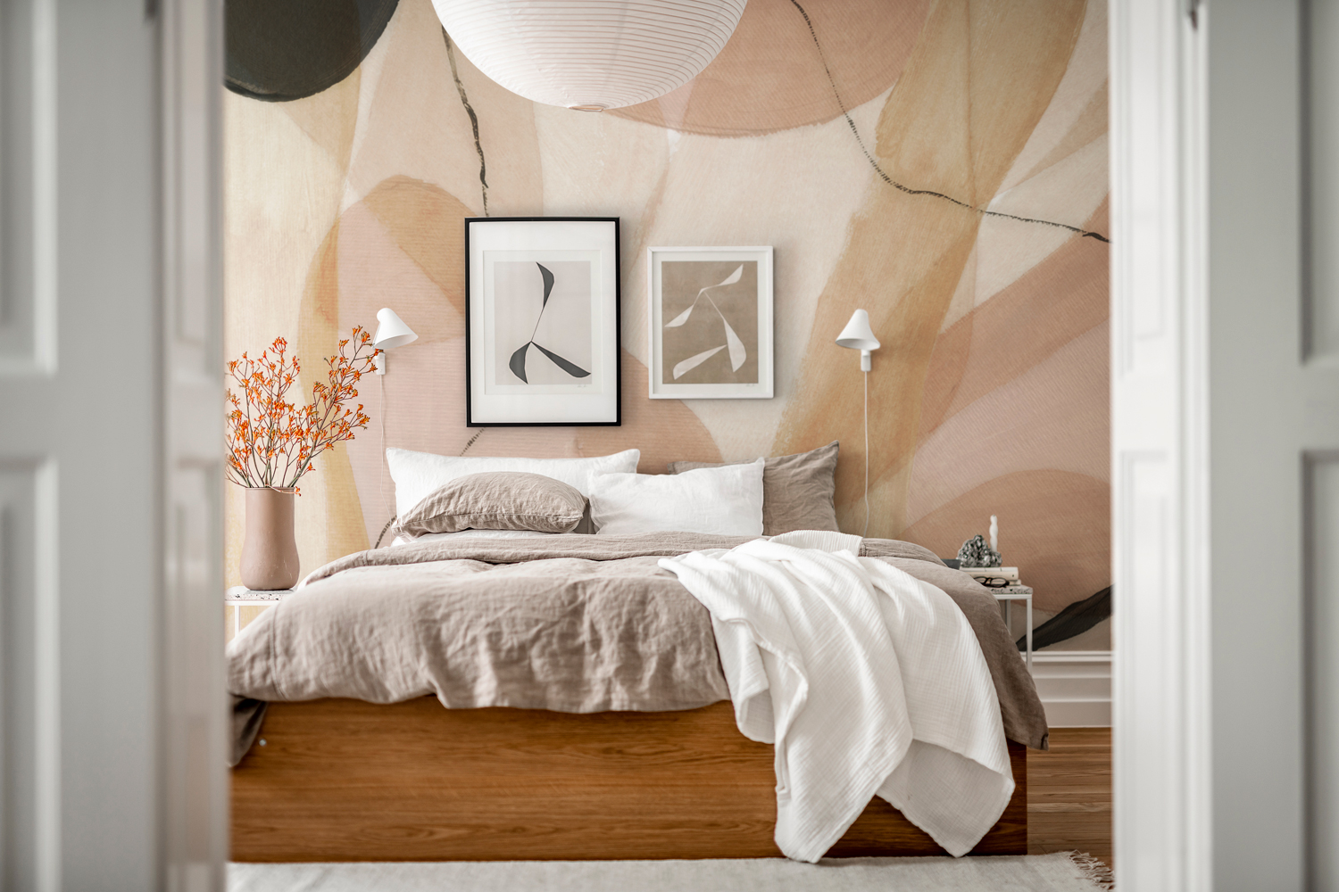 Wandbild Asana - Dusty Pink