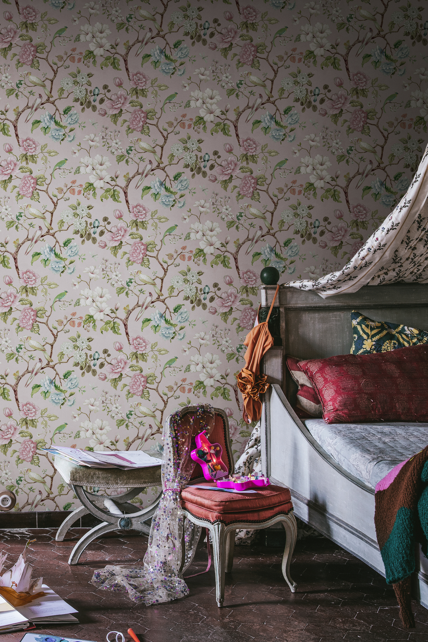 Tapete Petit Flora - Soft Pink