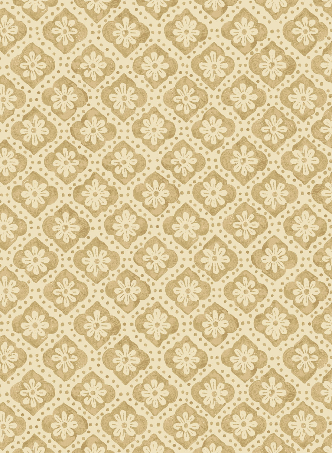 Tapete Indus Flower - Sand
